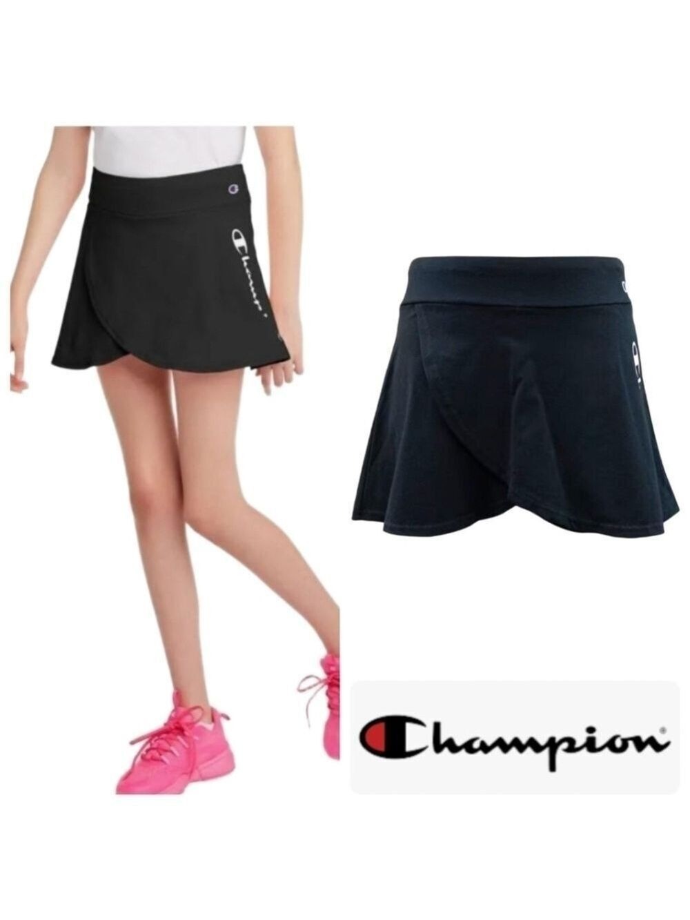 5/$20!! Champion girl side logo skort